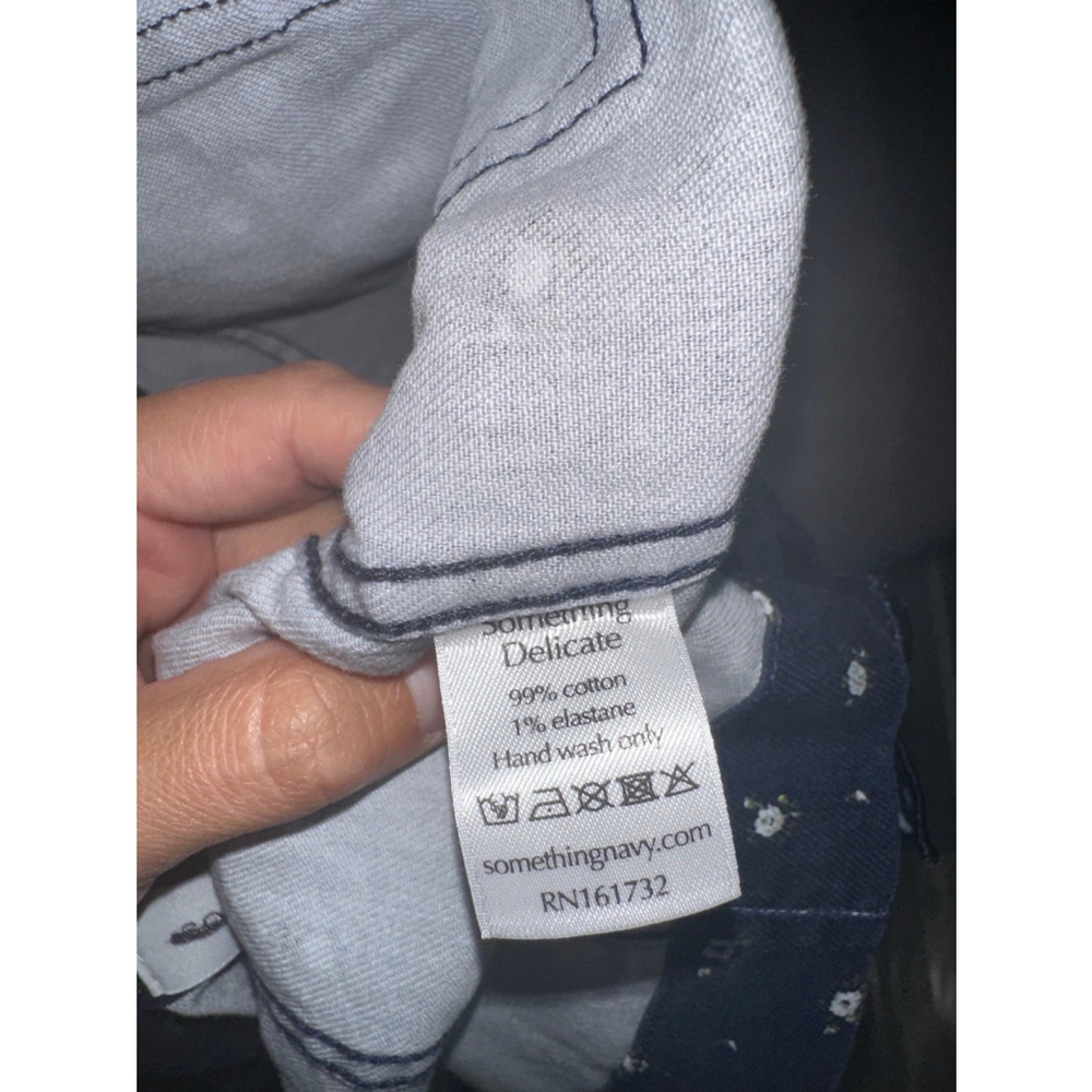 Something Navy Celeste Ruffle Jacket size small - Picture 11 of 11